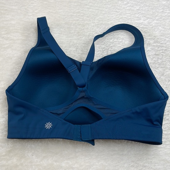Athleta Advance Bra Teal Blue Size 34C - Picture 2 of 8
